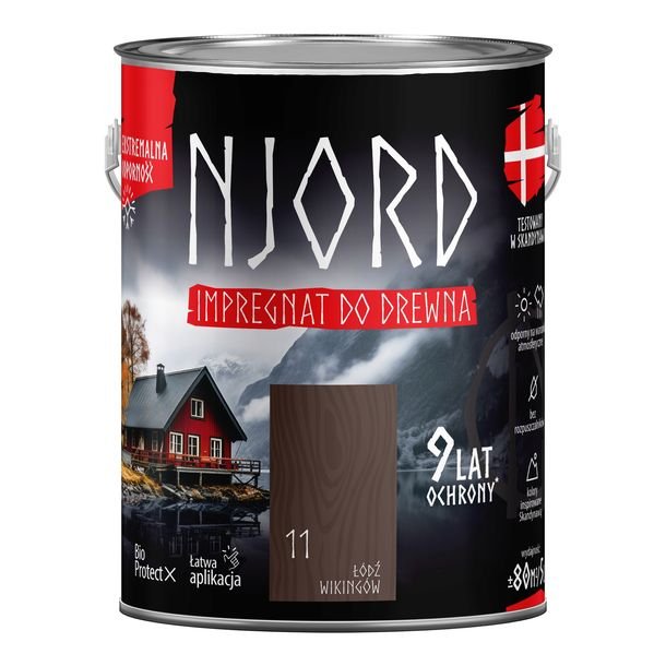 Impregnat do drewna Njord 5 l ��ódź Wikingów