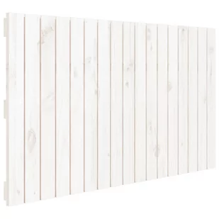 Wezgłowie łóżka, białe, 108x3x60 cm, lite drewno sosnowe Lumarko - Inne meble do sypialni - miniaturka - grafika 3