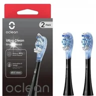 Końcówki do szczoteczek elektrycznych - Końcówki do szczoteczki Oclean Ultra Clean UC01 2 szt. Czarne - miniaturka - grafika 1