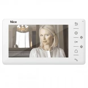 Nice Monitor 7” wyświetlacz z dotykowymi przyciskami w kolorze białym LOOK W - Akcesoria do domofonów i wideodomofonów - miniaturka - grafika 1