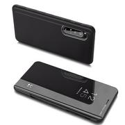 Etui i futerały do telefonów - Sony Hurtel Clear View Case futerał etui z klapką Xperia 10 II czarny - miniaturka - grafika 1