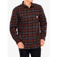 Koszule męskie - Koszula męska Carhartt Heavyweight Flannel L/S Plaid Shirt - miniaturka - grafika 1