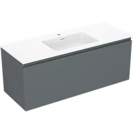 Szafki łazienkowe - Mexen Orio szafka łazienkowa 120 cm z umywalką Otis, 1 szuflada, grafit mat/biała mat - 91A10-12047-1-BF66-W18M01 - miniaturka - grafika 1