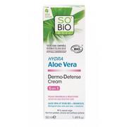 Kremy do twarzy - So Bio etic krem Dermo Defence dla skóry wrażliwej Bio Aloes, 50 ml - miniaturka - grafika 1