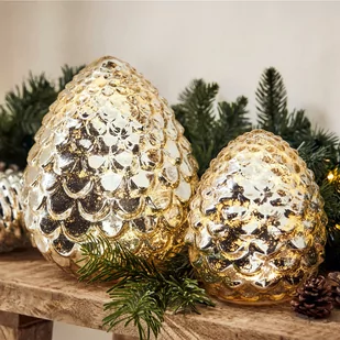 Szyszka LED, zestaw 2 szt. Ibaque - Oświetlenie świąteczne - miniaturka - grafika 1