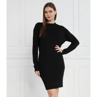 Sukienki - Armani Exchange Sukienka Vestito | z dodatkiem wełny - miniaturka - grafika 1