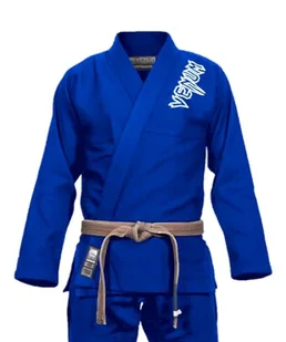 Venum Męski kombinezon Contender 2.0 brazylijski Jiu Jitsu Gi, niebieski, A3 - Kimona, stroje i obuwie - miniaturka - grafika 1