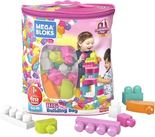 Fisher Price Klocki Mega Bloks 80 Elementów 1+ - Klocki - miniaturka - grafika 1