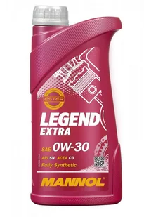 MANNOL 0W30 LEGEND EXTRA ESTER C2/C3 1L - Oleje silnikowe MANNOL 0W30 LEGEND EXTRA ESTER C2/C3 1L - Oleje silnikowe - miniaturka - grafika 1
