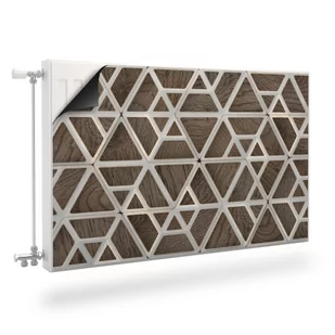 Osłona MAGNETYCZNA Grzejnika Abstrakcja Wzór Imitacja Drewna 120cm x 60cm - Dekoracje domu Osłona MAGNETYCZNA Grzejnika Abstrakcja Wzór Imitacja Drewna 120cm x 60cm - Dekoracje domu - miniaturka - grafika 1