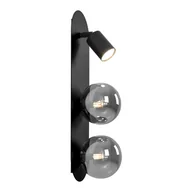Lampy ścienne - Ponadczasowy kinkiet ścienny, lampa z kloszami K-5483 z serii ARIES - miniaturka - grafika 1
