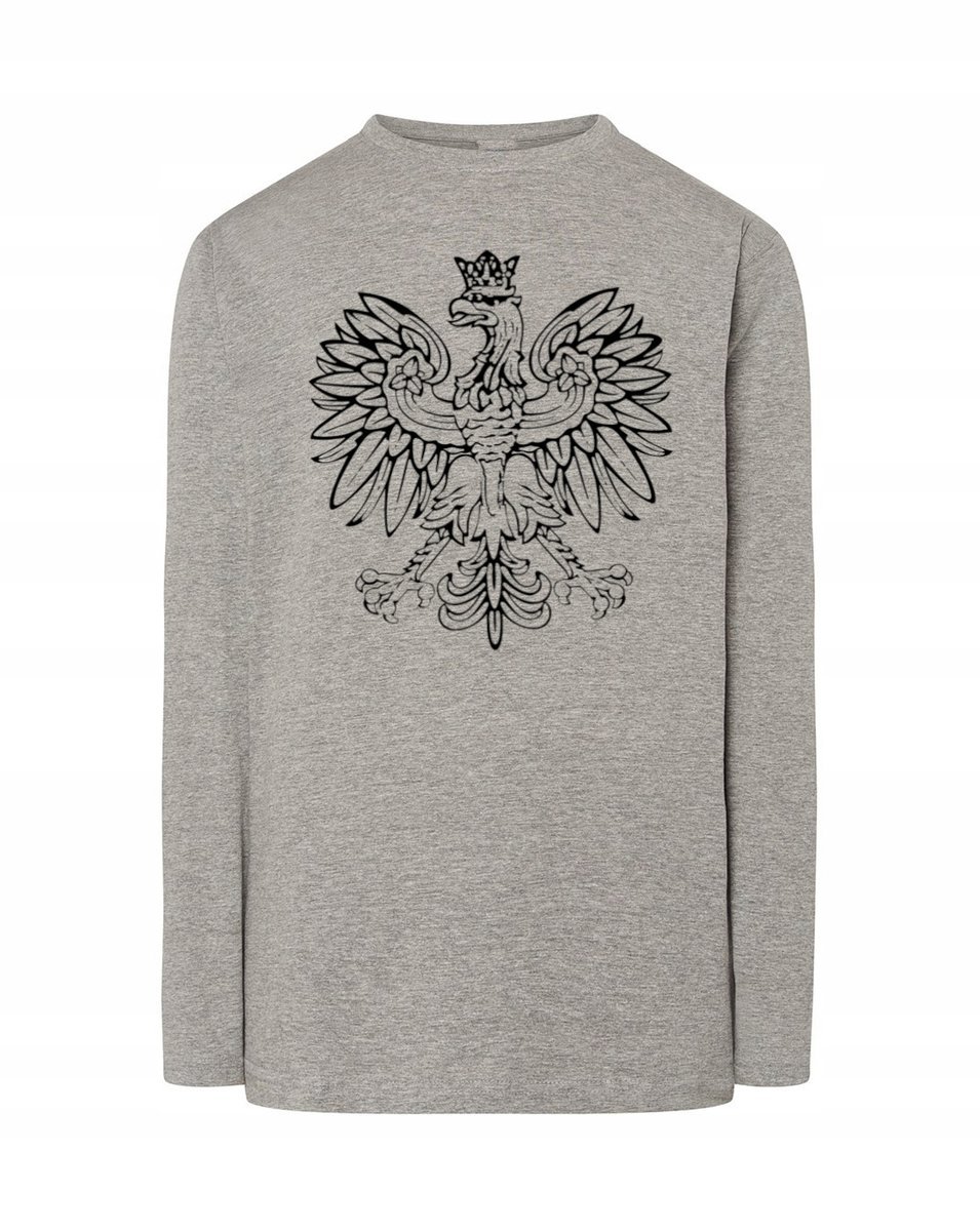 Longsleeve męski nadruk GODŁO POLSKA r.XL