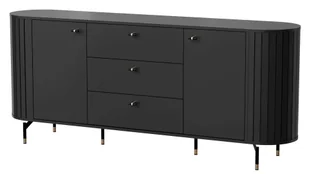 Komoda Zante 2D3S Za4 Czarny Mat - Komody - miniaturka - grafika 1