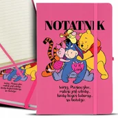 Notesy i bloczki - Notes Notatnik Bujo A5 Róż PUCHATEK PROSIACZEK Wz - miniaturka - grafika 1