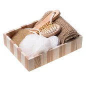 Rękawice i gąbki do kąpieli - Hedo, zestaw upominkowy SPA, 5 szt. - miniaturka - grafika 1