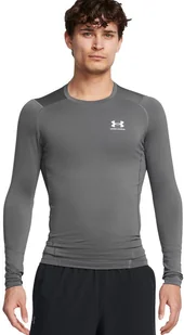 Koszulka męska UNDER ARMOUR HeatGear szara XL - Koszulki męskie - miniaturka - grafika 1