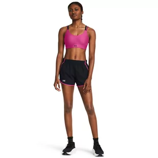Damskie spodenki do biegania Under Armour UA Fly By Short - czarne - UNDER ARMOUR - Spodnie sportowe damskie - miniaturka - grafika 1
