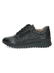 Caprice Skórzane sneakersy w kolorze czarnym - Trampki damskie - miniaturka - grafika 1