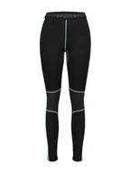 Spodnie sportowe damskie - Icepeak Legginsy funkcyjne "Chaumont" w kolorze czarno-turkusowym - miniaturka - grafika 1