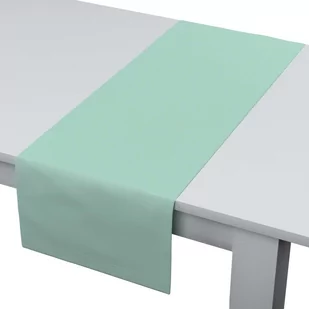 Dekoria pl pl Bieżnik prostokątny miętowy 40 × 130 cm Loneta 410-133-37 - Obrusy i serwetki - miniaturka - grafika 1