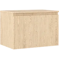 Szafki łazienkowe - Mexen Rivel szafka łazienkowa podumywalkowa 70 cm z blatem, 1 szuflada, ryflowana , dąb - 91A20-07047-1-BFC81 - miniaturka - grafika 1