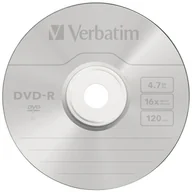 Nośniki danych - Płyta DVD-R Verbatim Matt Silver 4.7GB 16X 50szt 43548 - miniaturka - grafika 1