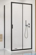 Kabiny prysznicowe - Brilis Alienta Black DWJ+S kabina prysznicowa 100x80cm szkło przejrzyste 10260100-54-01/10270080-54-01 - miniaturka - grafika 1