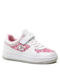 Champion Sneakersy Rebound Graphic S32688-CHA-WW006 Biały - Buty dla dziewczynek - miniaturka - grafika 1