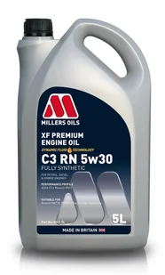MILLERS OILS XF PREMIUM C3 RN 5W30 5L - Oleje silnikowe MILLERS OILS XF PREMIUM C3 RN 5W30 5L - Oleje silnikowe - miniaturka - grafika 1