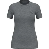Koszulki sportowe damskie - Koszulka damska Odlo MERINO 160 BL TOP crew neck s/s szara - ODLO - miniaturka - grafika 1