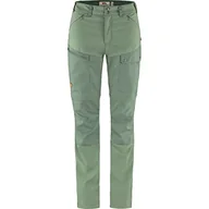 Spodnie rowerowe - Fjällräven Damskie spodnie Abisko Midsummer Zip Off W, zielone (Jade Green-Patina Green), 38 - miniaturka - grafika 1