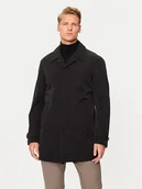 Płaszcze męskie - Bugatti Płaszcz przejściowy 634028-69081 Czarny Regular Fit - miniaturka - grafika 1