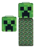 Śpiworki dla dzieci - Śpiworek dziecięcy Minecraft sleeping bag Halantex śpiwór dziecko CREEPER - miniaturka - grafika 1