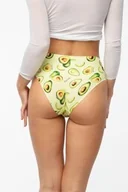Majtki damskie - Figi damskie klasyczne bezszwowe z energetycznym wzorem Avocado Classic Julimex - miniaturka - grafika 1