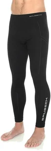 Brubeck Spodnie męskie Extreme Wool czarne r. XL LE11120 - Spodnie sportowe męskie - miniaturka - grafika 1