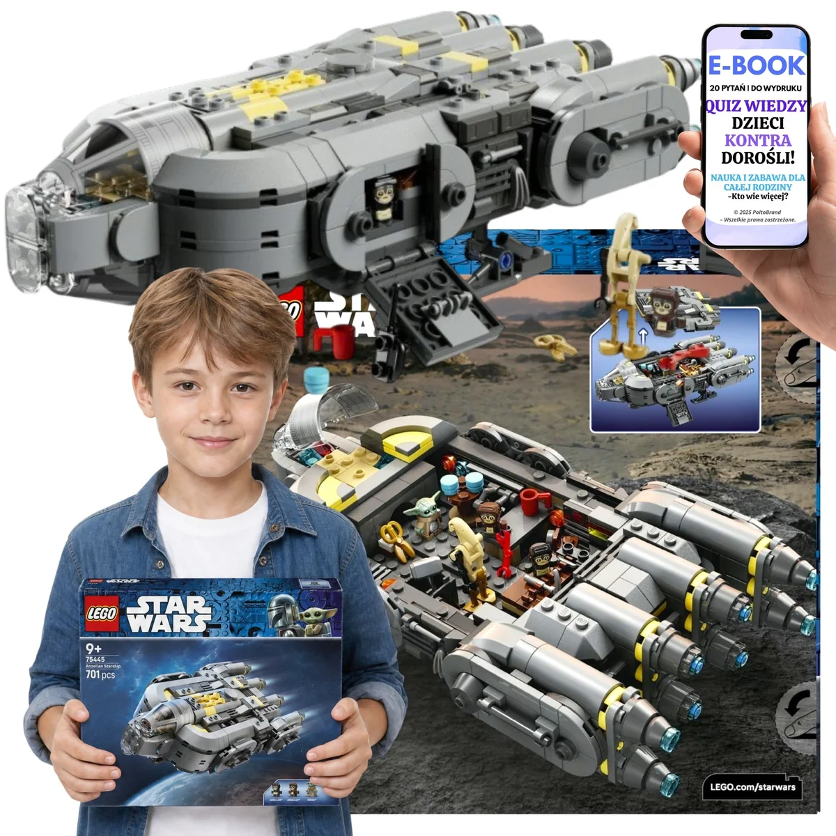 LEGO STAR WARS Anzellański statek gwiezdny Dla Dziecka 75445