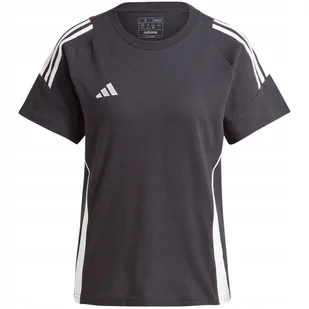Koszulka damska adidas Tiro 24 Sweat Tee czarna IJ9955 2XL - Koszulki i topy damskie - miniaturka - grafika 1