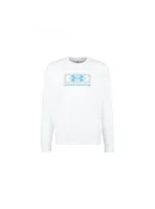 Bluzy męskie - Felpa Uomo Under Armour 1390140_bianco - miniaturka - grafika 1