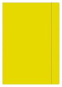 Teczki i skoroszyty - Interdruk Teczka z gumką A4+ jednokolorowa - żółta TC30INT - miniaturka - grafika 1