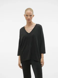 Vero Moda Bluzka w kolorze czarnym - Bluzki damskie - miniaturka - grafika 1