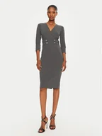 Sukienki - Rinascimento Sukienka koktajlowa CFC0119920003 Szary Regular Fit - miniaturka - grafika 1