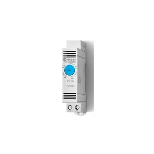 Termostat do szafy, wentylacja -20...60*C, 10A, 250VAC, kontrola grzałek, producent Finder - Akcesoria do szaf serwerowych - miniaturka - grafika 1