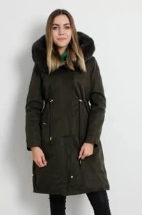 KURTKA PARKA NA MISIU- ZIELONA - Olika - Kurtki damskie - miniaturka - grafika 1