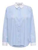 Bluzki damskie - ONLY Koszula w kolorze błękitnym - miniaturka - grafika 1