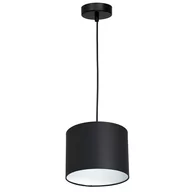 Lampy sufitowe - Luminex Arden 3471 Lampa wisząca zwis 1x60W E27 czarny/biały - miniaturka - grafika 1