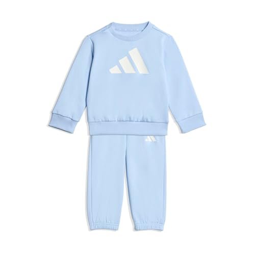 adidas uniseks-baby BIG LOGO ESSENTIALS JOGGER, glow blue/white/white, 2-3 Years