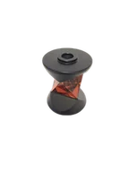 Sprzęt geodezyjny - Midi pryzmat Survpoint 360° stały, z tyczką stała -5mm (czerwony typ Topcon) - miniaturka - grafika 1