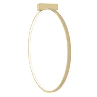 Lampy ścienne - Ścienny kinkiet Agaro 4315 Shilo LED 27W 4000K ring do pokoju złoty - miniaturka - grafika 1