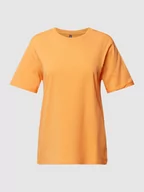 Koszulki i topy damskie - T-shirt w jednolitym kolorze model ‘RIA’ - miniaturka - grafika 1