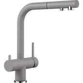 Baterie kuchenne - Blanco Fontas-S II Alumetalik bateria zlewozmywakowa z wyciąganą wylewką Silgranit-Look 525201 - miniaturka - grafika 1